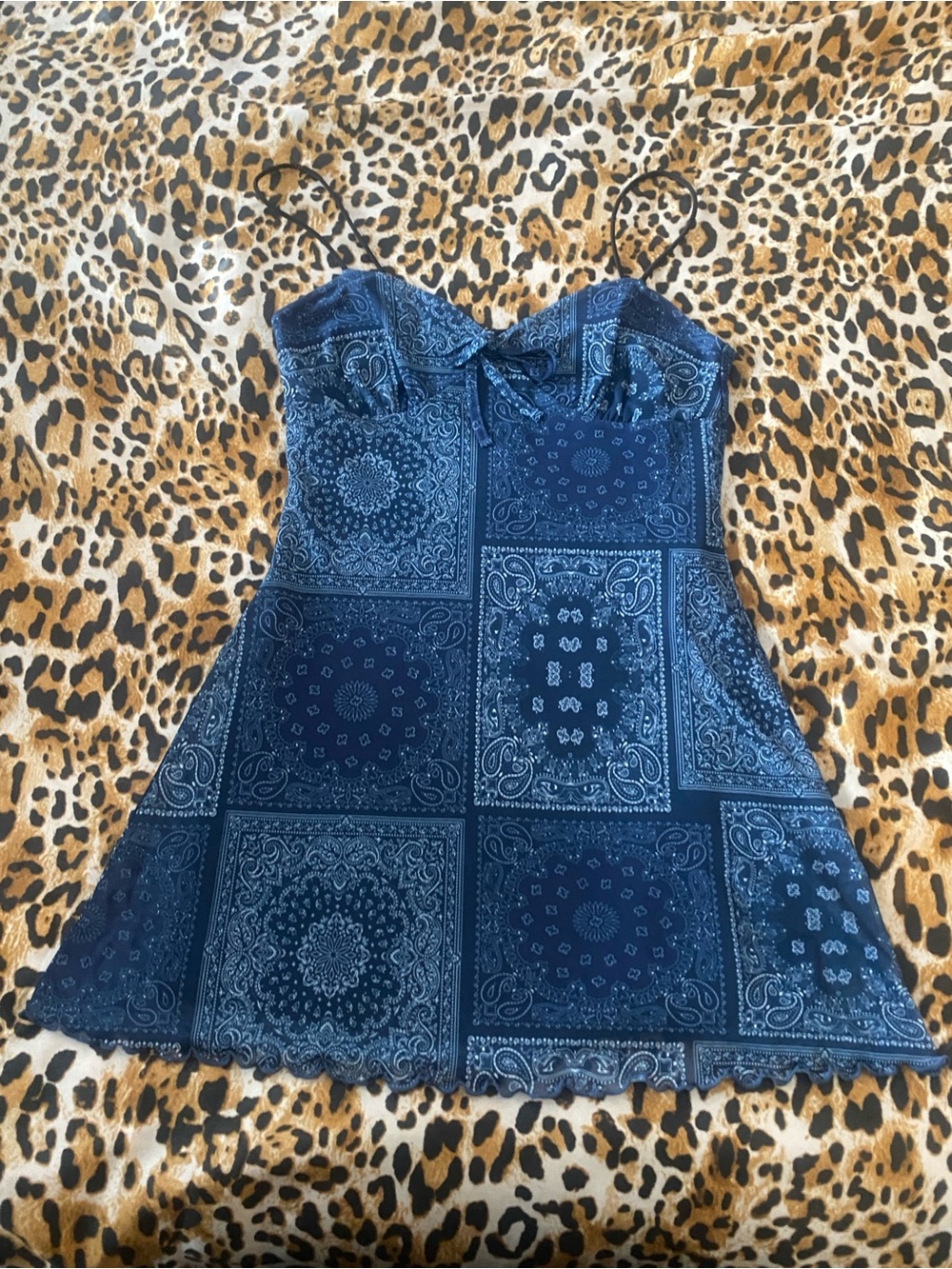 Cute Bandana Print Urban Outfitters Dress